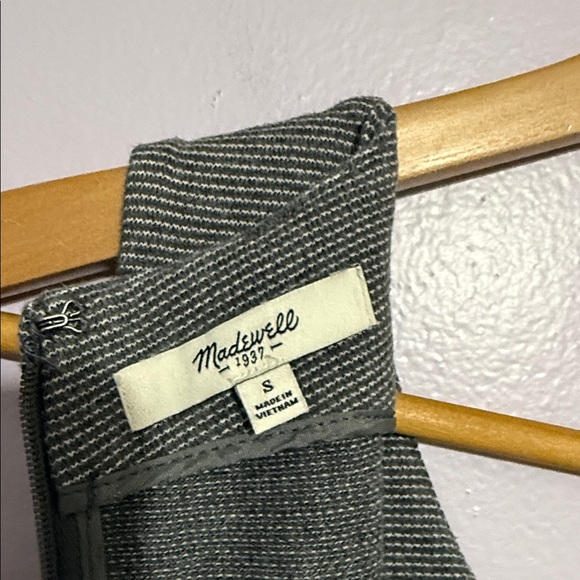 Madewell Charcoal Gray Sleeveless Cotton Dress Women’s Size Small - Picture 4 of 8